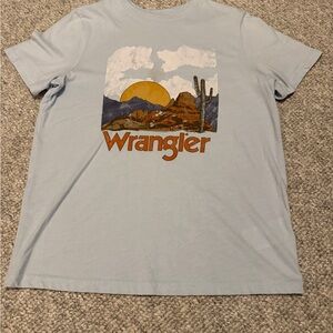 Wrangler Sky Blue Desert Graphic Tee